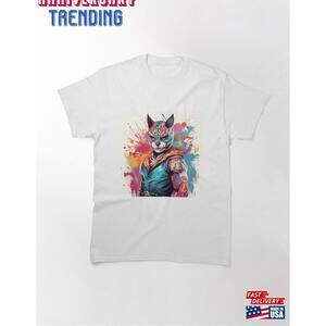 Wrestler Cats Classic Tshirt Tee